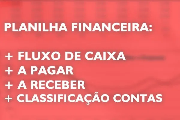 Planilha Contas a pagar, receber + Fluxo de Caixa Realizado