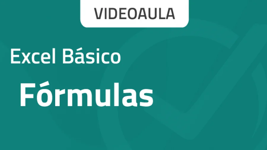 Capa Como fazer planilha Excel básico com fórmulas - Aula completa